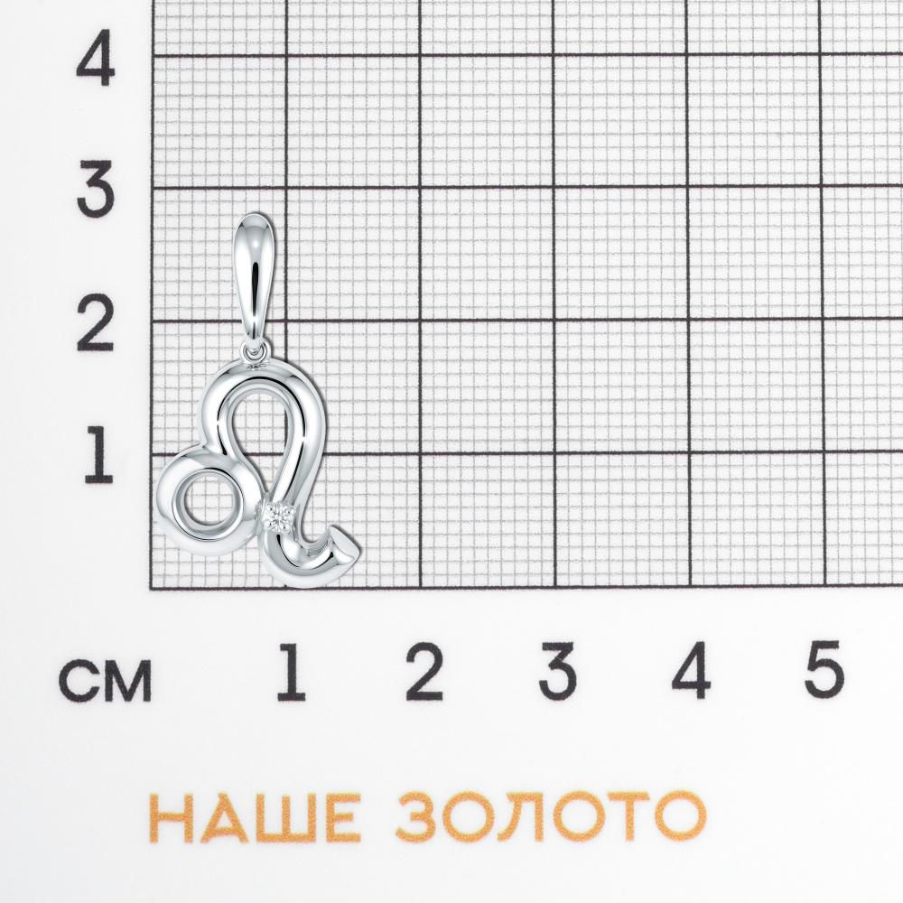 Серебряный знак зодиака Клондайк ЛХ03-02006-07-101-01-07