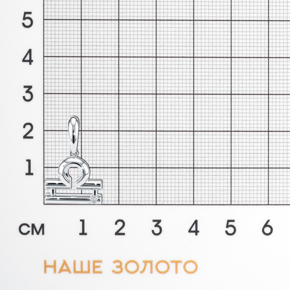 Серебряный знак зодиака Клондайк ЛХ03-02008-07-101-01-07