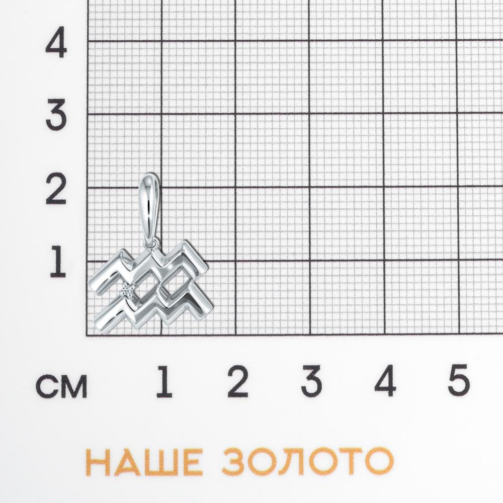 Серебряный знак зодиака Клондайк ЛХ03-02012-07-101-01-07