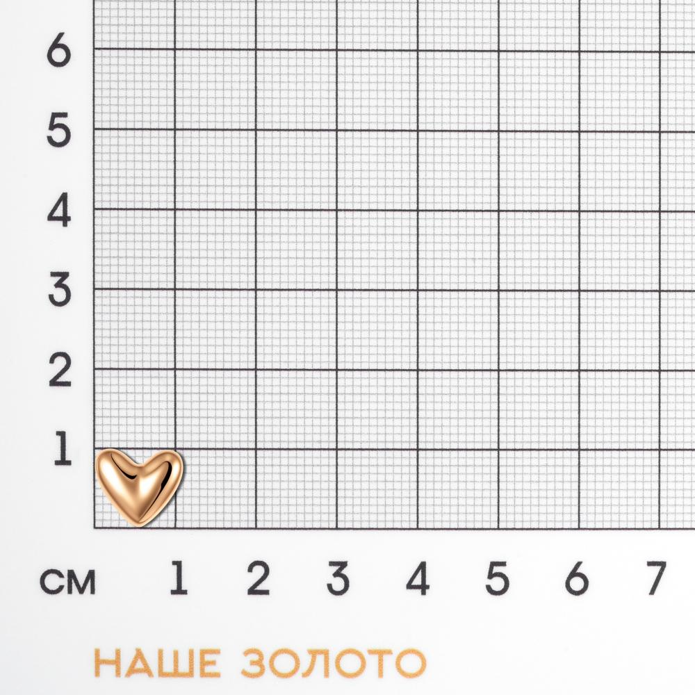 Золотая подвеска Sokolov из красного золота 585 пробы ДИ036690