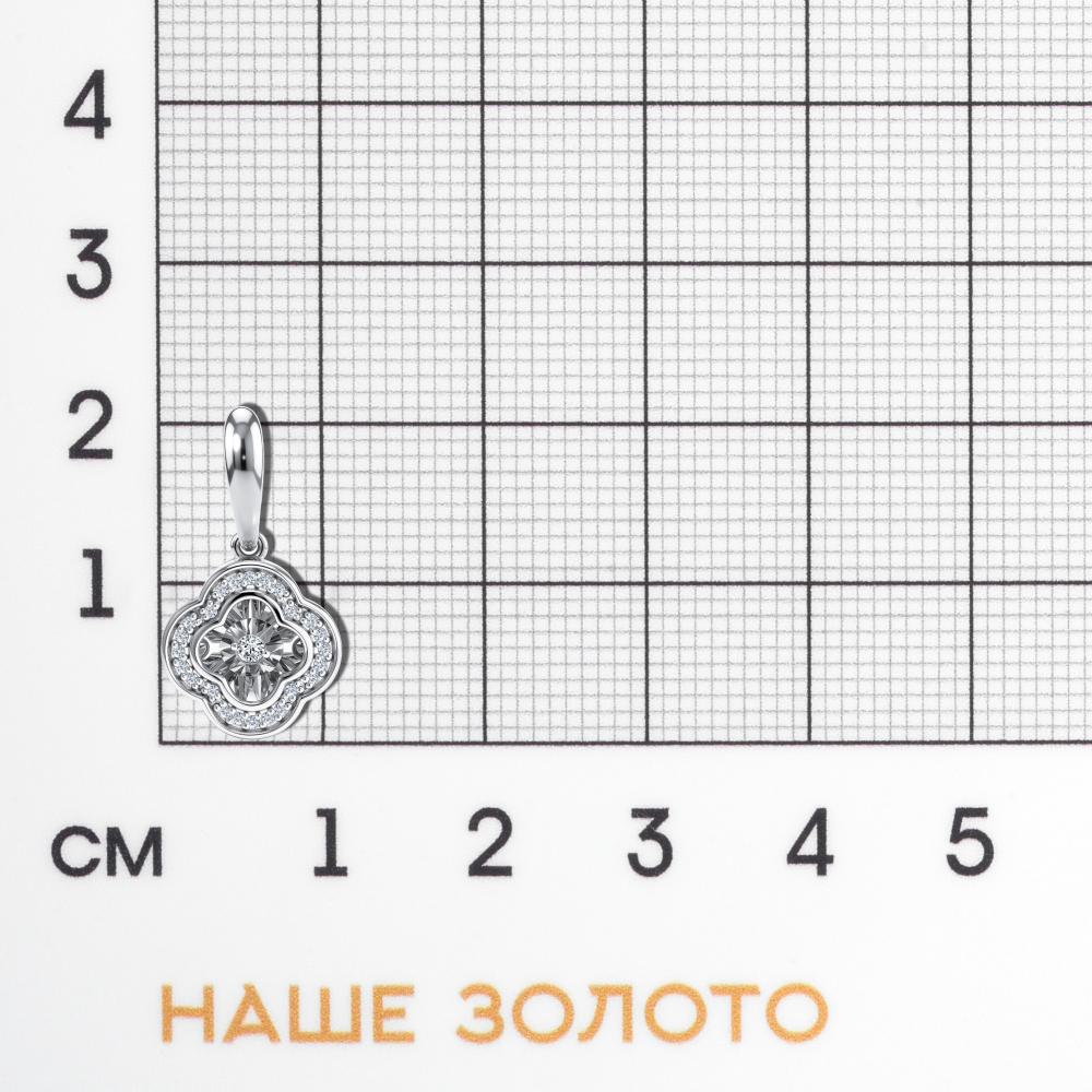 Золотая подвеска Клондайк из красного золота 585 пробы ЛХ03-02446-03-106-02-03