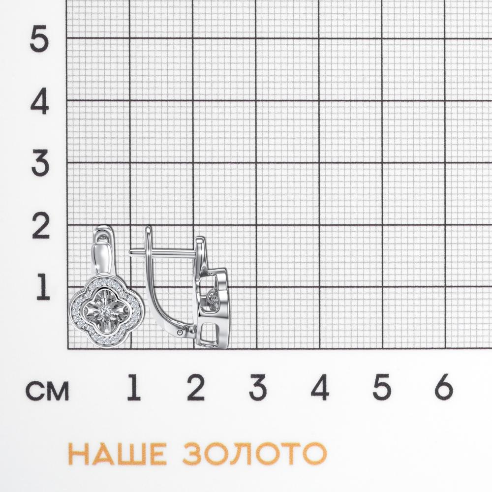 Золотые серьги Клондайк из красного золота 585 пробы ЛХ02-02446-03-106-02-03