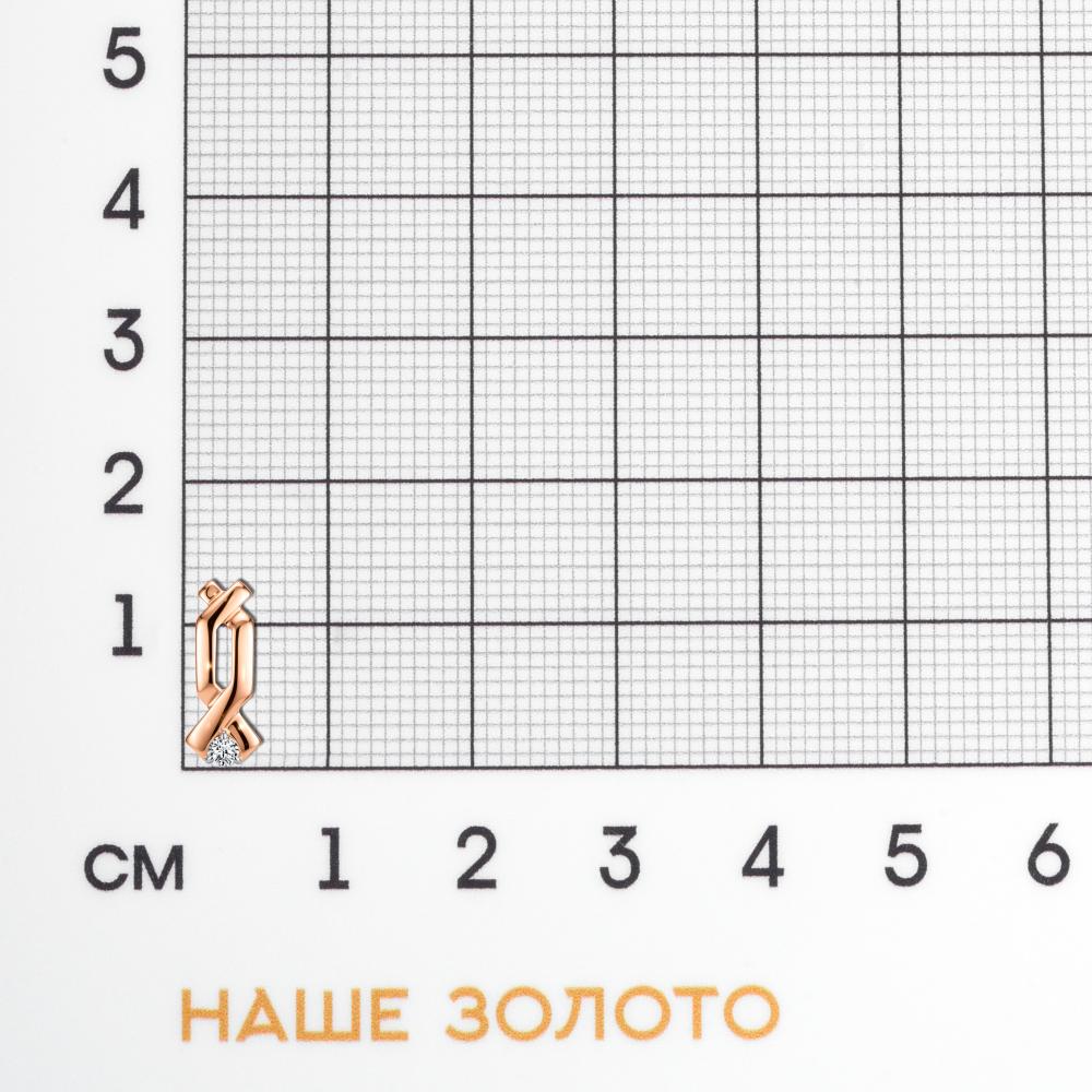 Золотая подвеска Efremof из красного золота 585 пробы ЮПП13114932