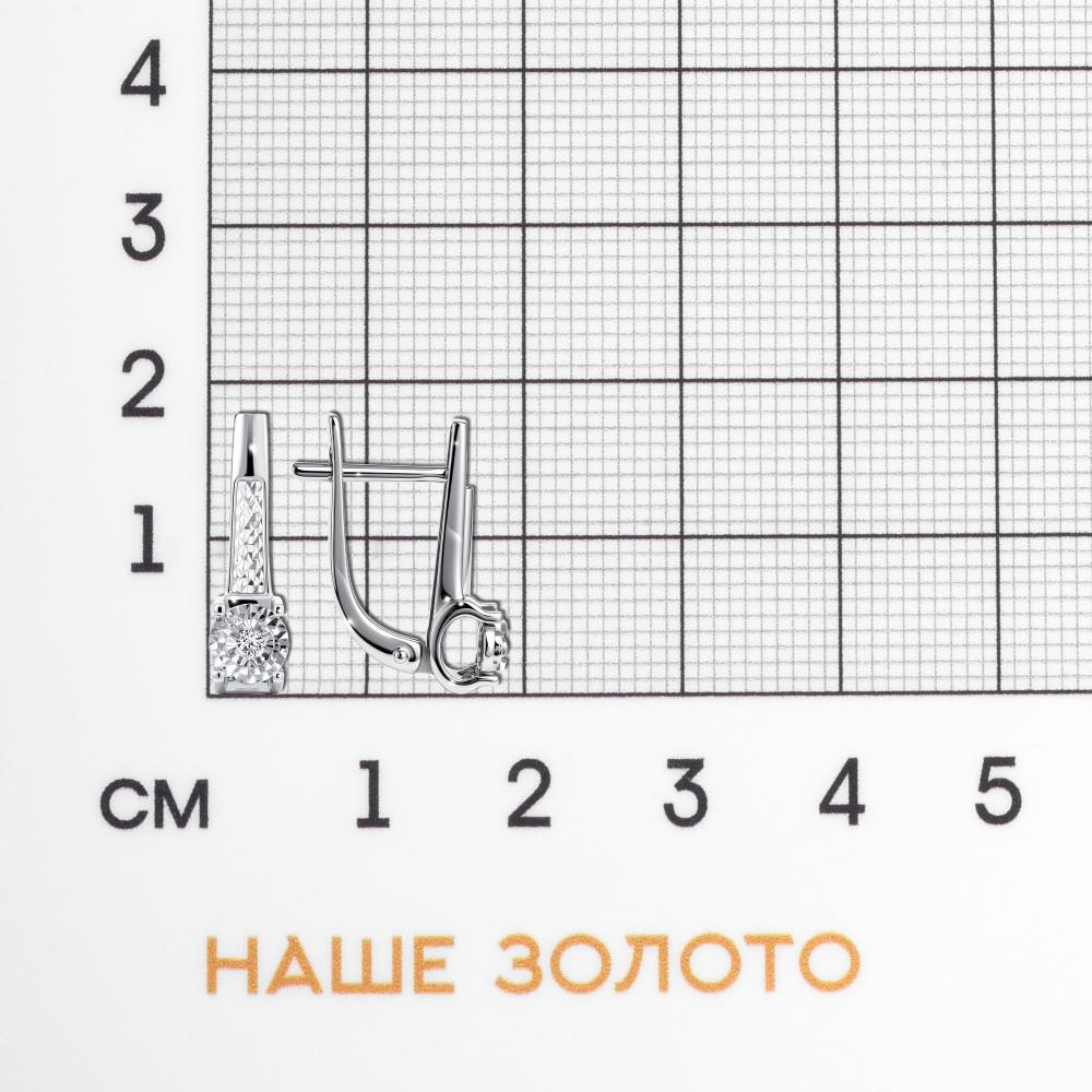 Золотые серьги Клондайк из красного золота 585 пробы К502-01085-02-001-02-02
