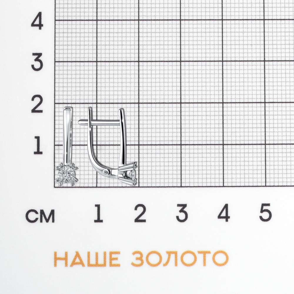 Золотые серьги Клондайк из красного золота 585 пробы К502-01106-02-001-02-02