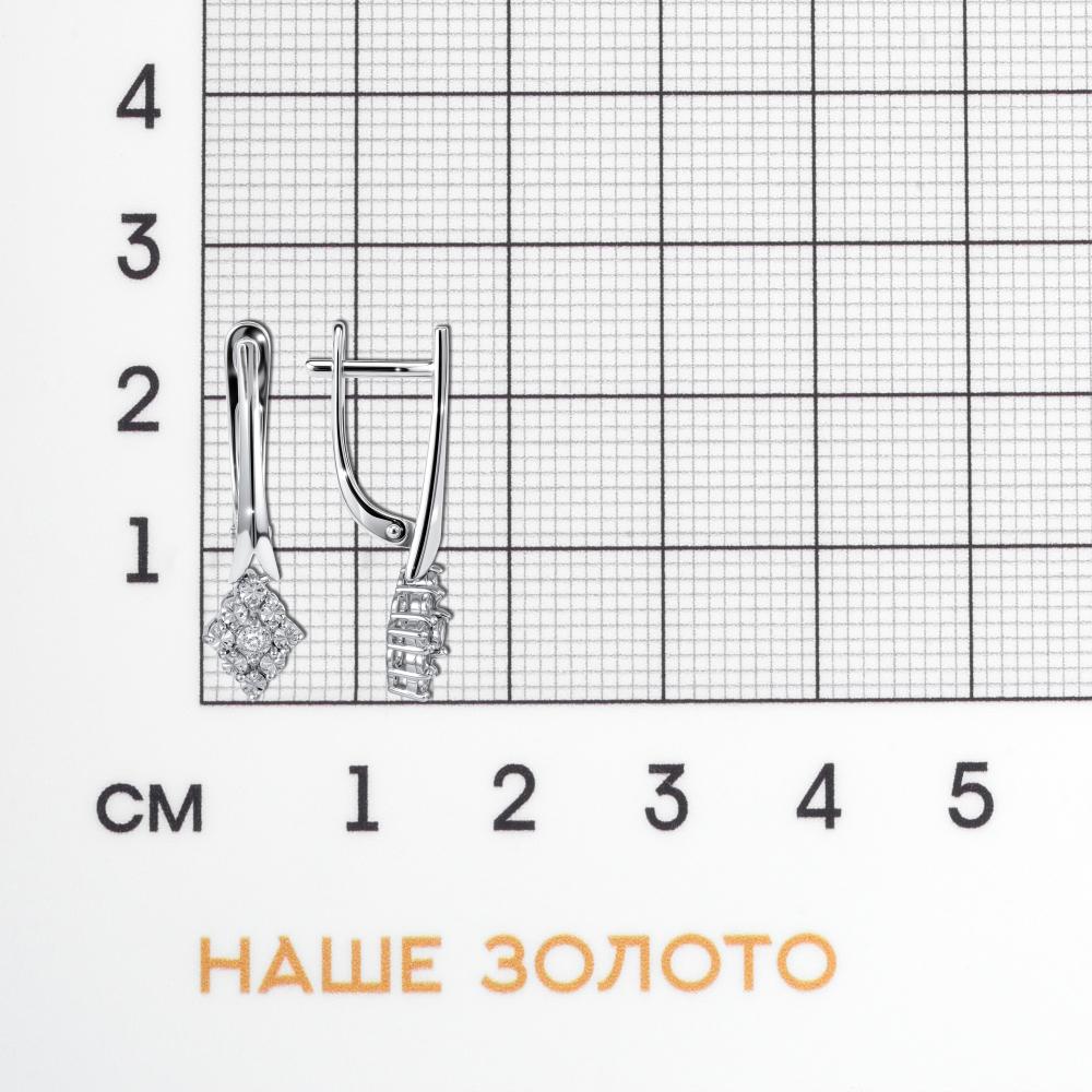 Золотые серьги подвесные Клондайк из красного золота 585 пробы К502-01079-02-001-03-02