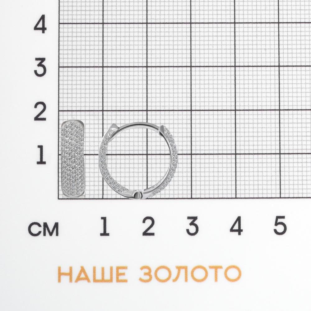 Серебряные серьги Золотая подкова ЯВ803-03077-01-00-20-00