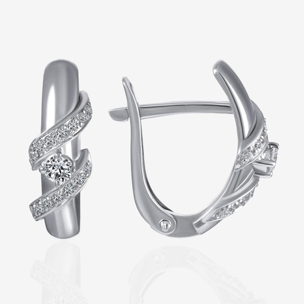 Серебряные серьги Золотая подкова ЯВ803-00466-01-00-20-00