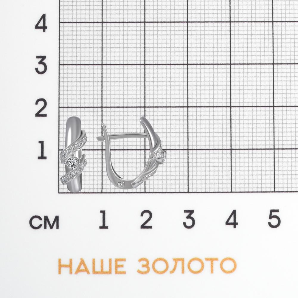 Серебряные серьги Золотая подкова ЯВ803-00466-01-00-20-00