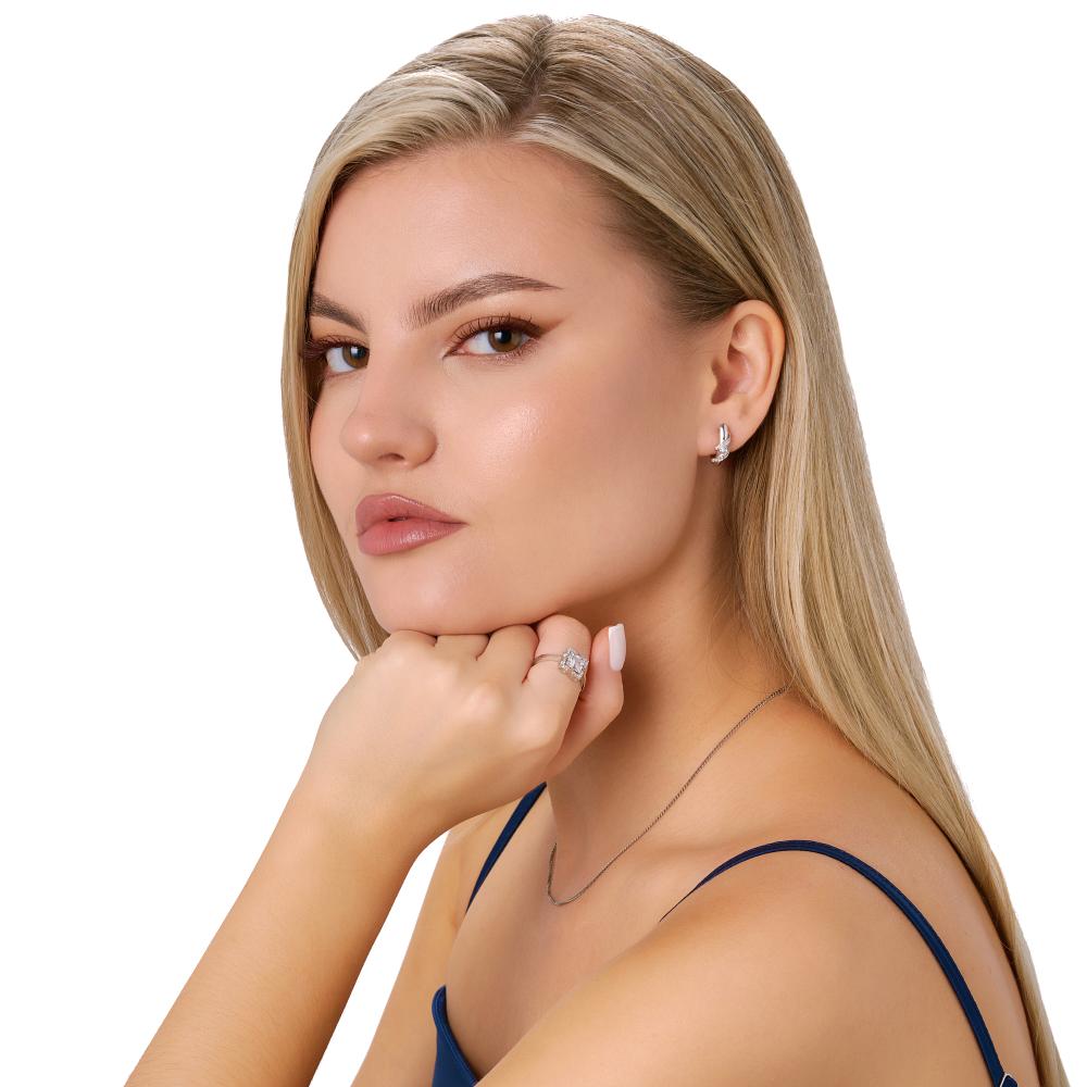 Серебряные серьги Золотая подкова ЯВ803-00466-01-00-20-00