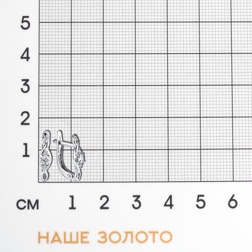 Серебряные серьги Иллада 2ИС122628