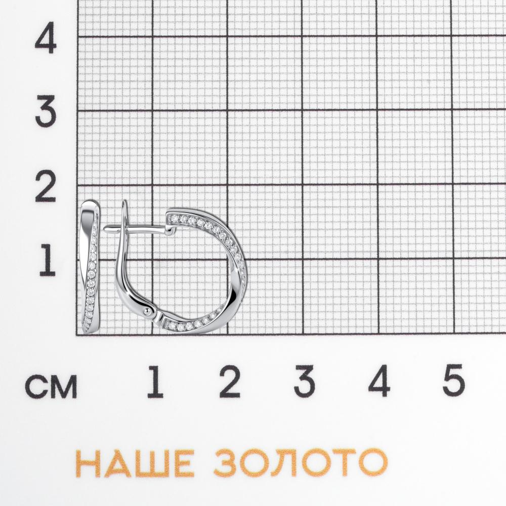 Серебряные серьги Иллада 2ИС122722