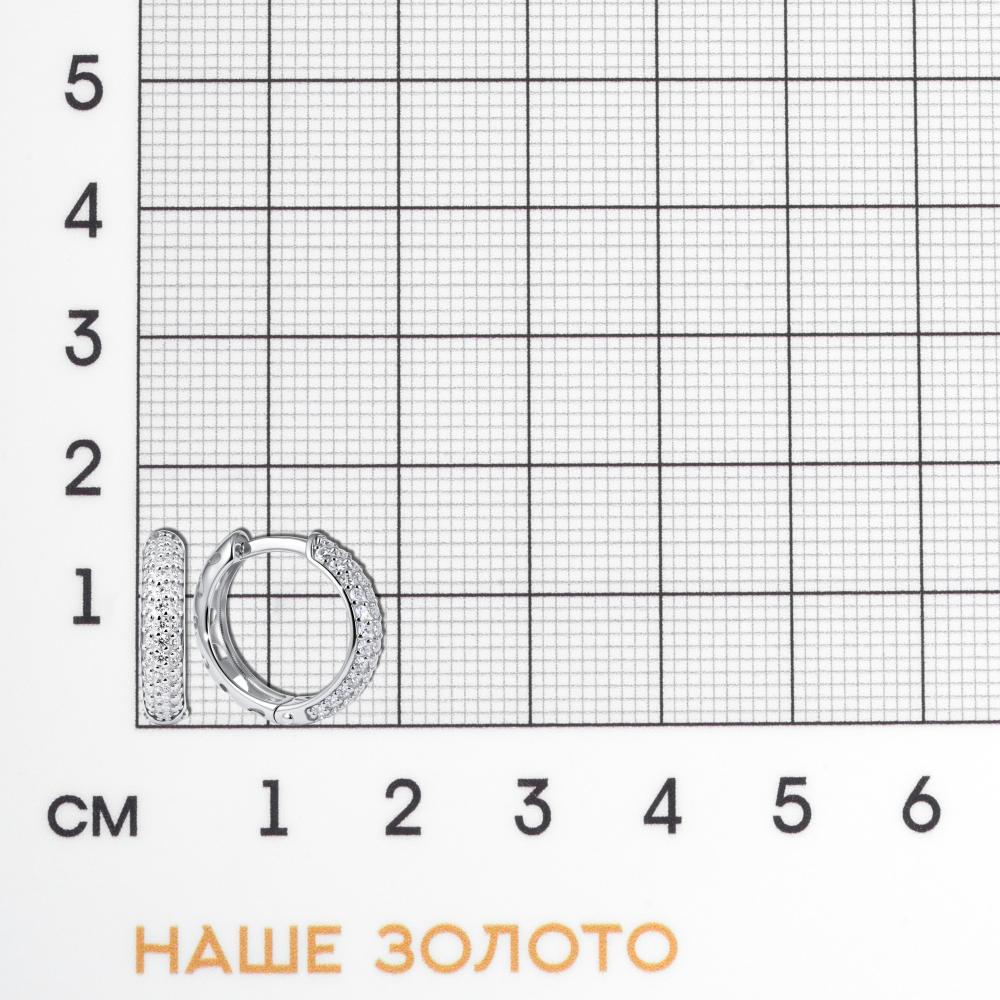 Серебряные серьги конго Иллада 2ИС122562