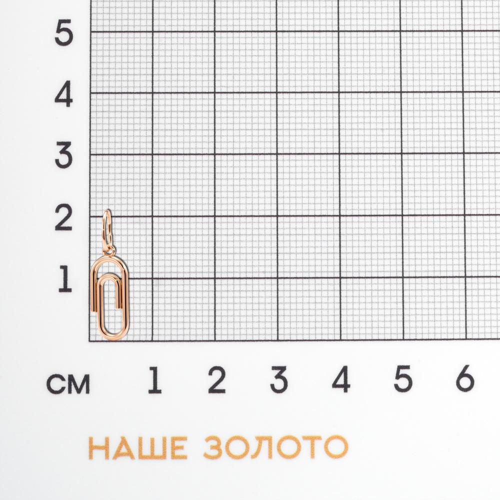 Золотая подвеска Талант из красного золота 585 пробы ТБ5090000014349