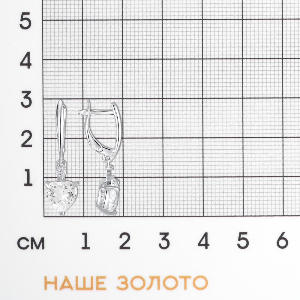 Серебряные серьги подвесные Efremof ЮП12100113250