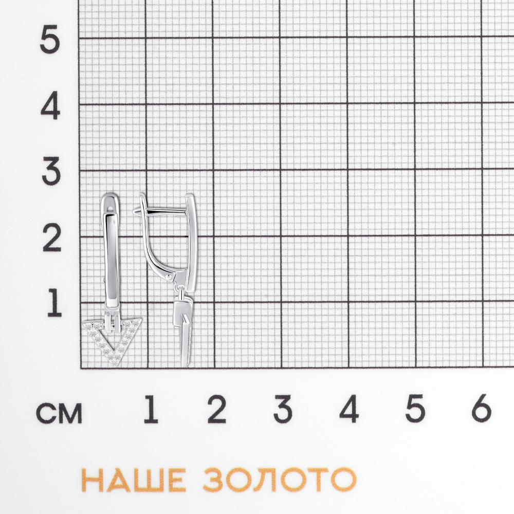 Серебряные серьги подвесные Efremof ЮП12100113223