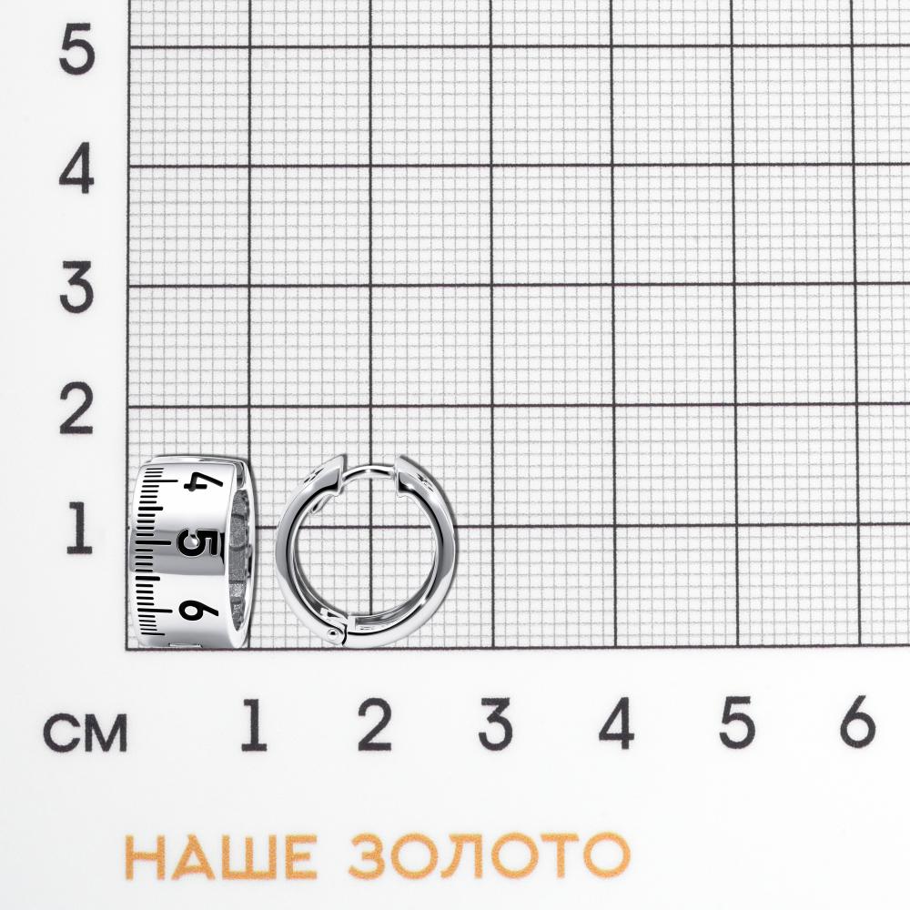 Серебряные серьги конго Талант ТБ1176000017618