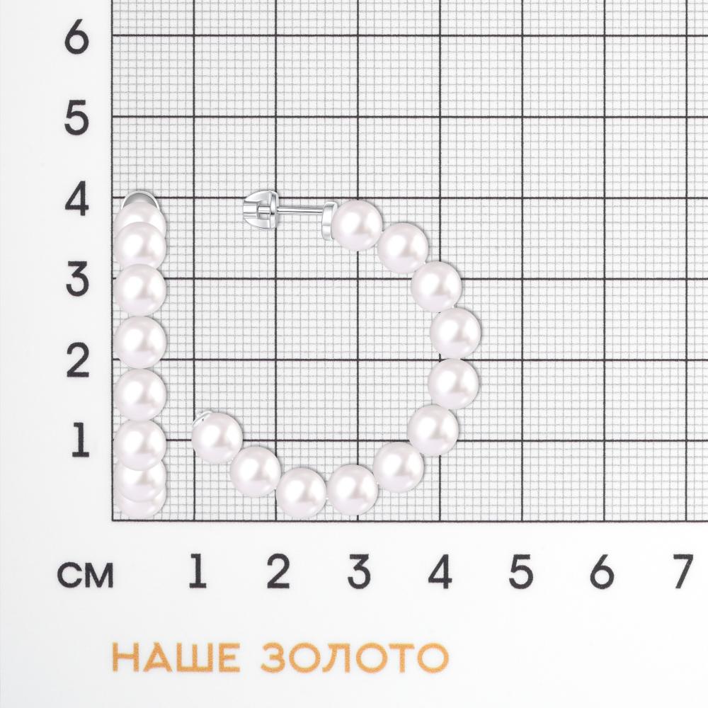 Серебряные серьги гвоздики Sokolov ДИ94025868