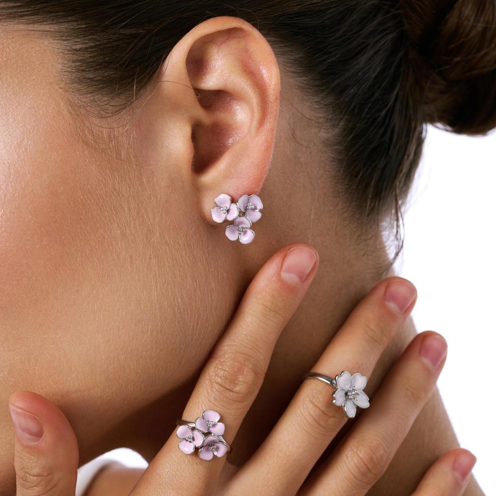 Серебряные серьги  ДИ94027277