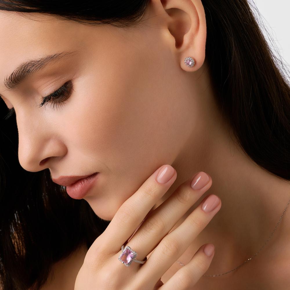Серебряные серьги гвоздики Талант ТБ12-72-000Р-10255