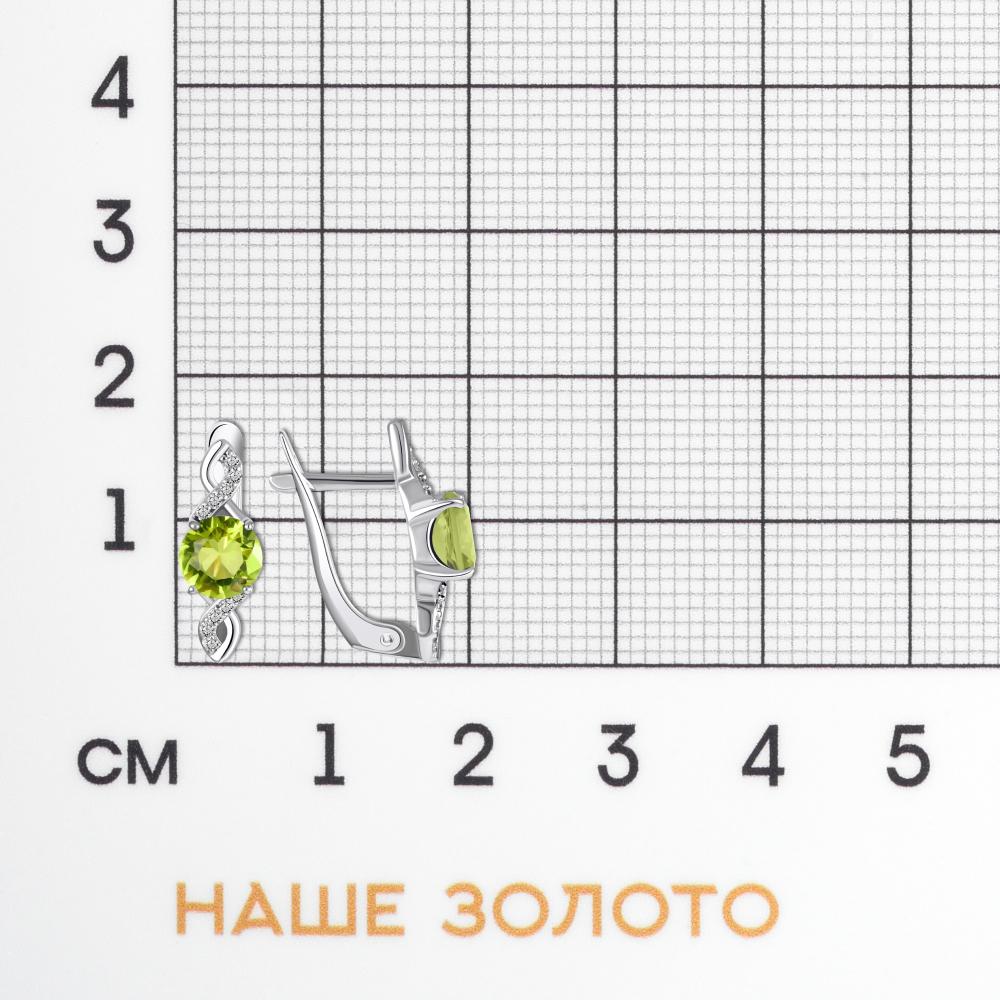 Серебряные серьги Талант ТБ10-72-000П-11810