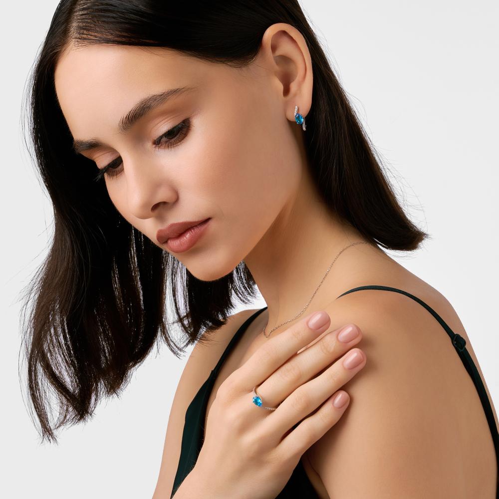Серебряные серьги Талант ТБ10-72-000Ц-11815
