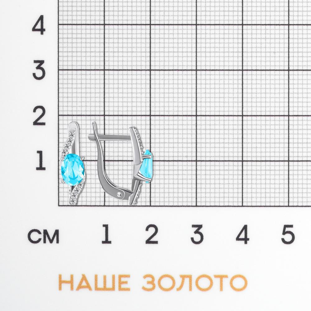 Серебряные серьги Талант ТБ10-72-000Ц-11815