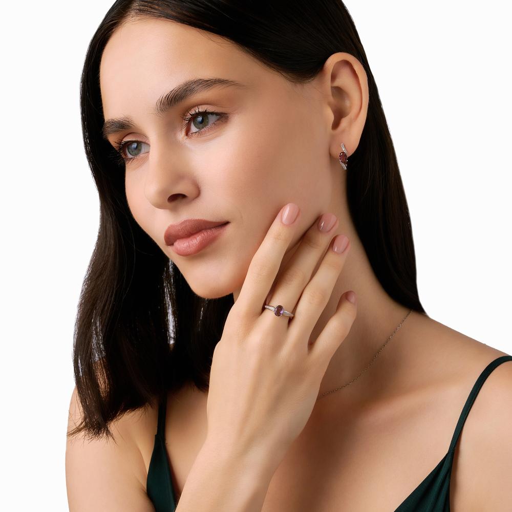 Серебряные серьги Талант ТБ10-72-000Э-11815