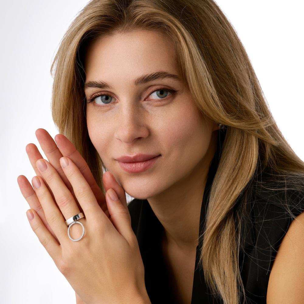 Серебряное кольцо Григорьев даймонд Э101-10-0645-41-00