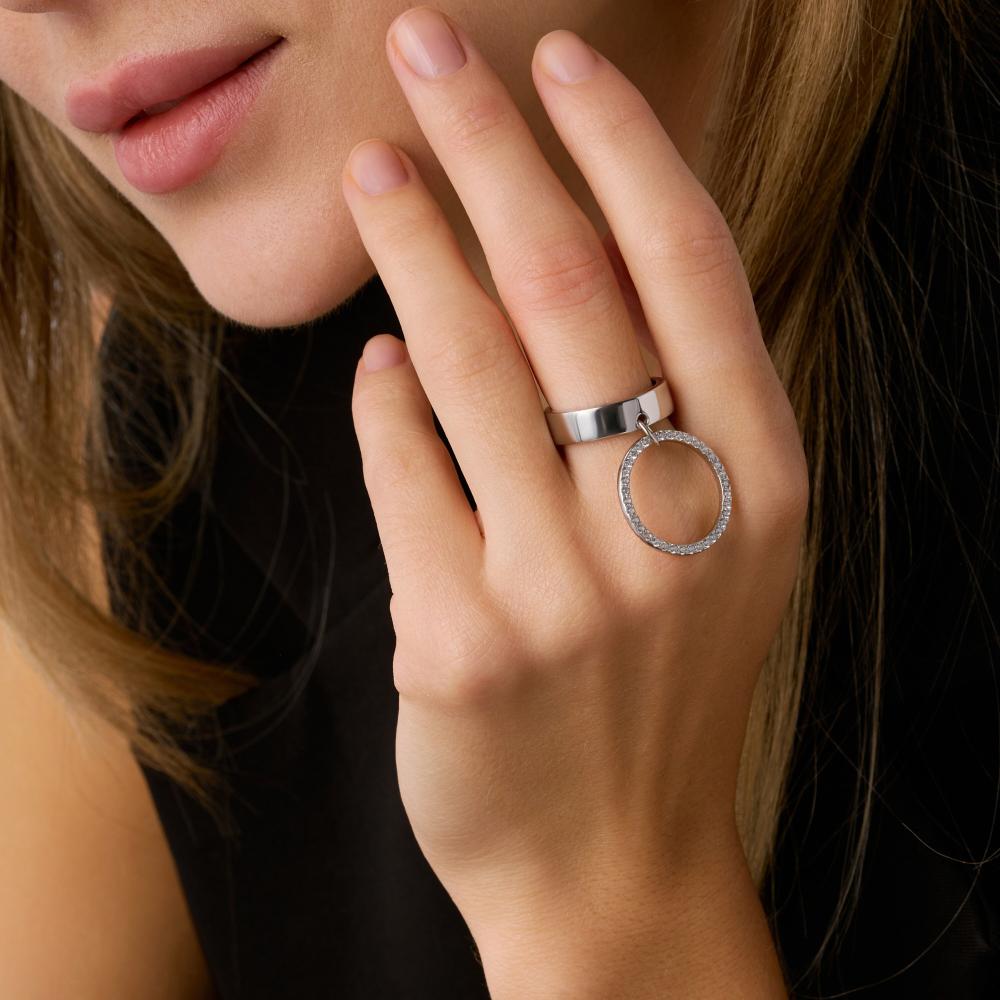 Серебряное кольцо Григорьев даймонд Э101-10-0645-41-00