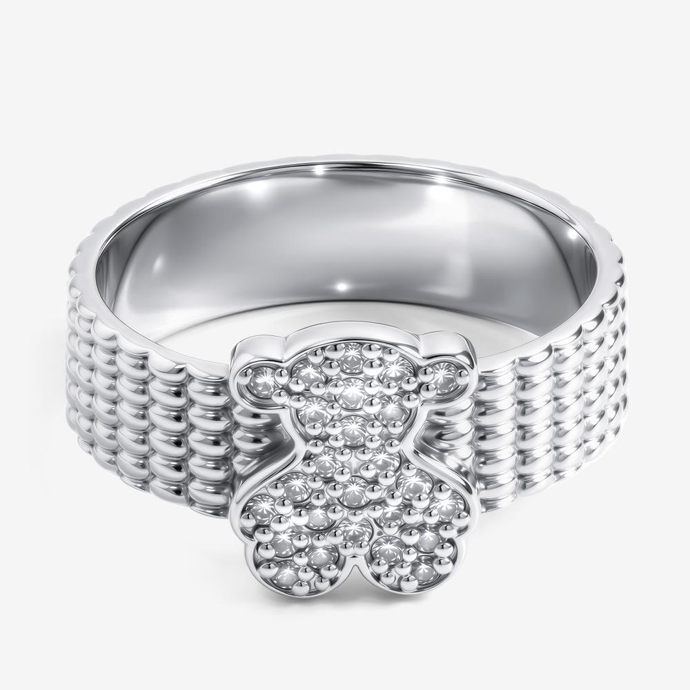 Серебряное кольцо Григорьев даймонд Э101-10-0757-41-00