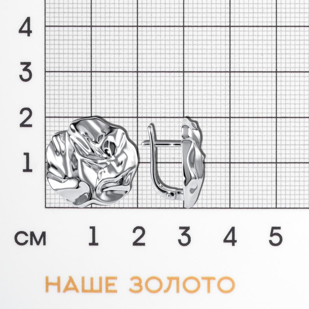 Серебряные серьги Григорьев даймонд Э102-10-0932-00-00