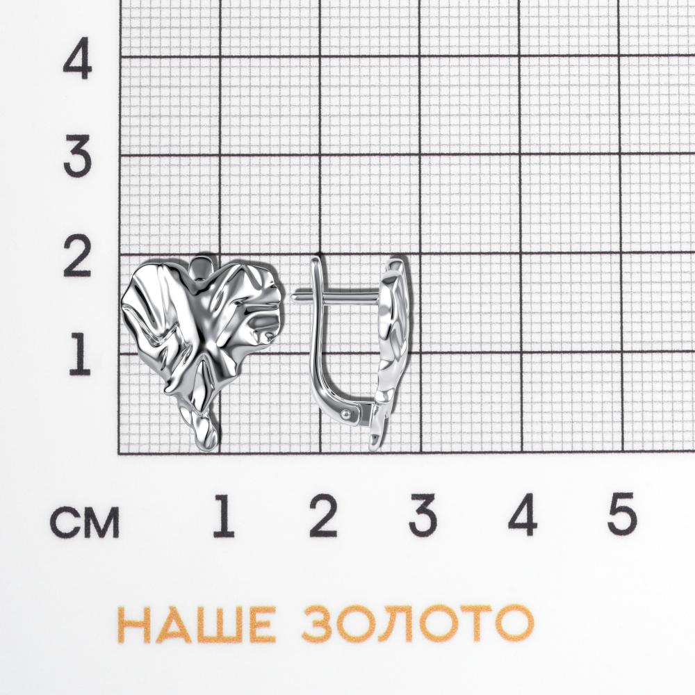 Серебряные серьги Григорьев даймонд Э102-10-0936-00-00