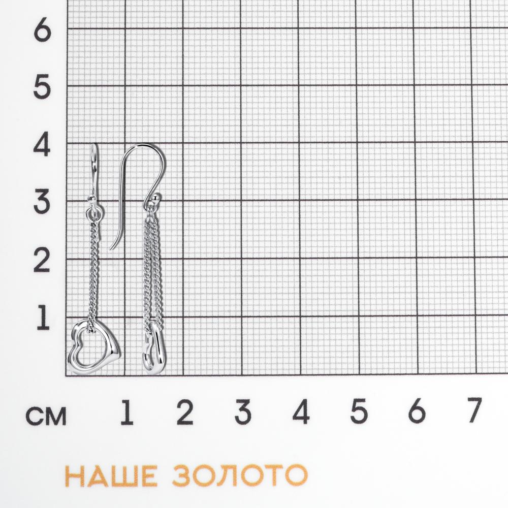 Серебряные серьги подвесные Imperial emporium ИПЖЕ4502