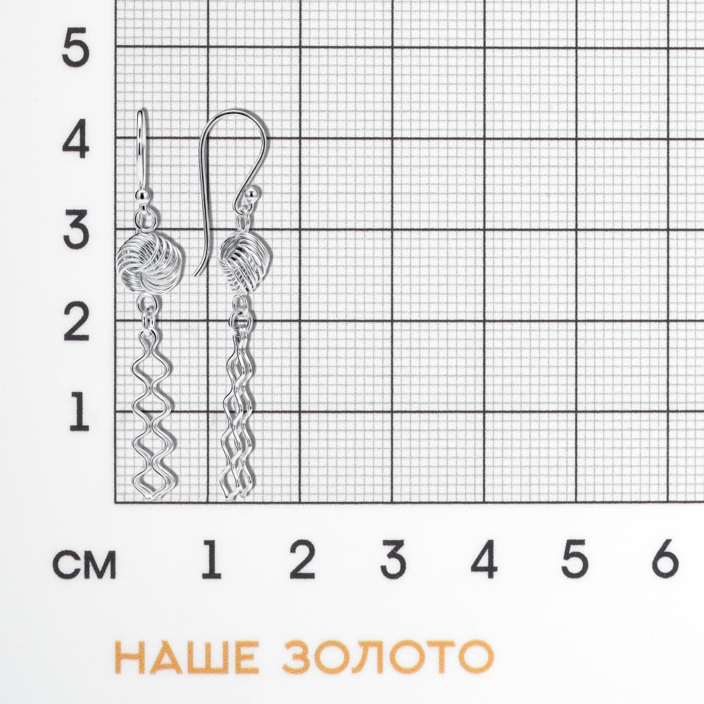 Серебряные серьги подвесные Imperial emporium ИПРЖЕ5138