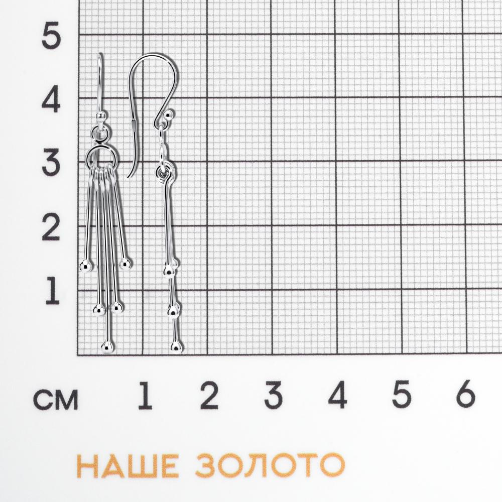 Серебряные серьги подвесные Imperial emporium ИПРЖЕ4158