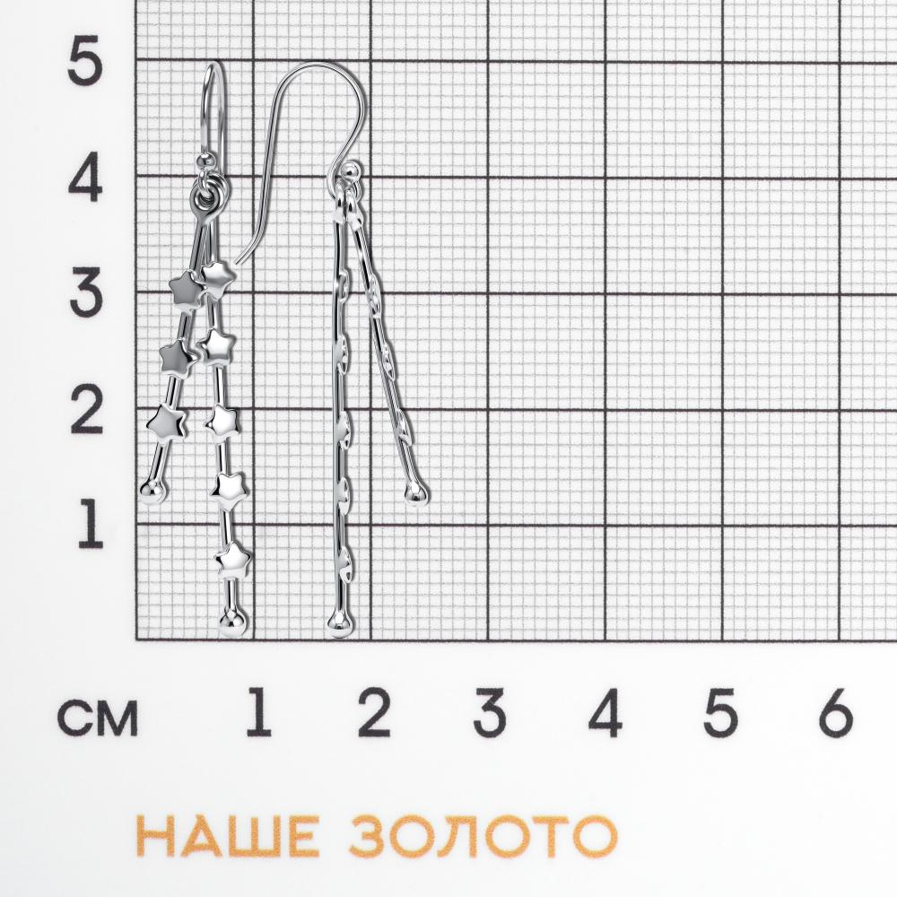 Серебряные серьги подвесные Imperial emporium ИПРЖЕ0261