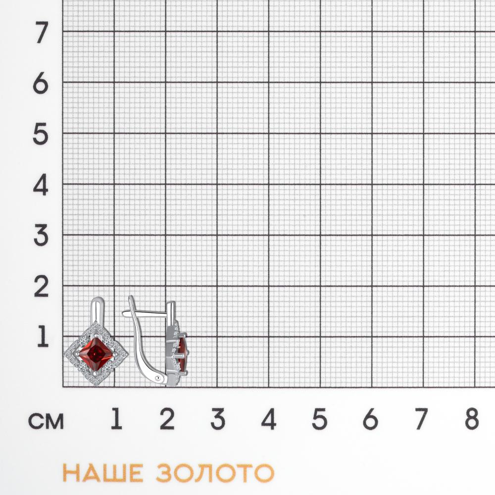 Серебряные серьги Талант ТБ10-72-000В-10185