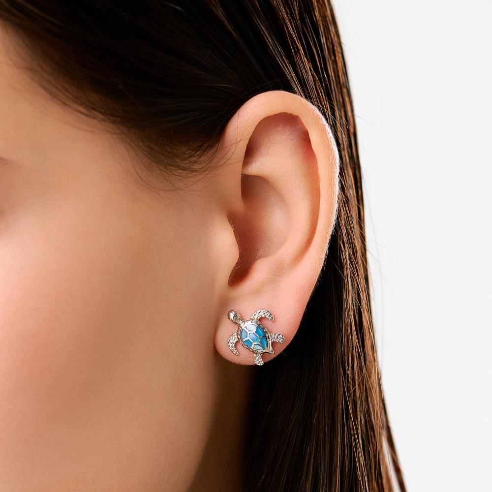 Серебряные серьги гвоздики Eammano thailand ТЭТСД 5800гл