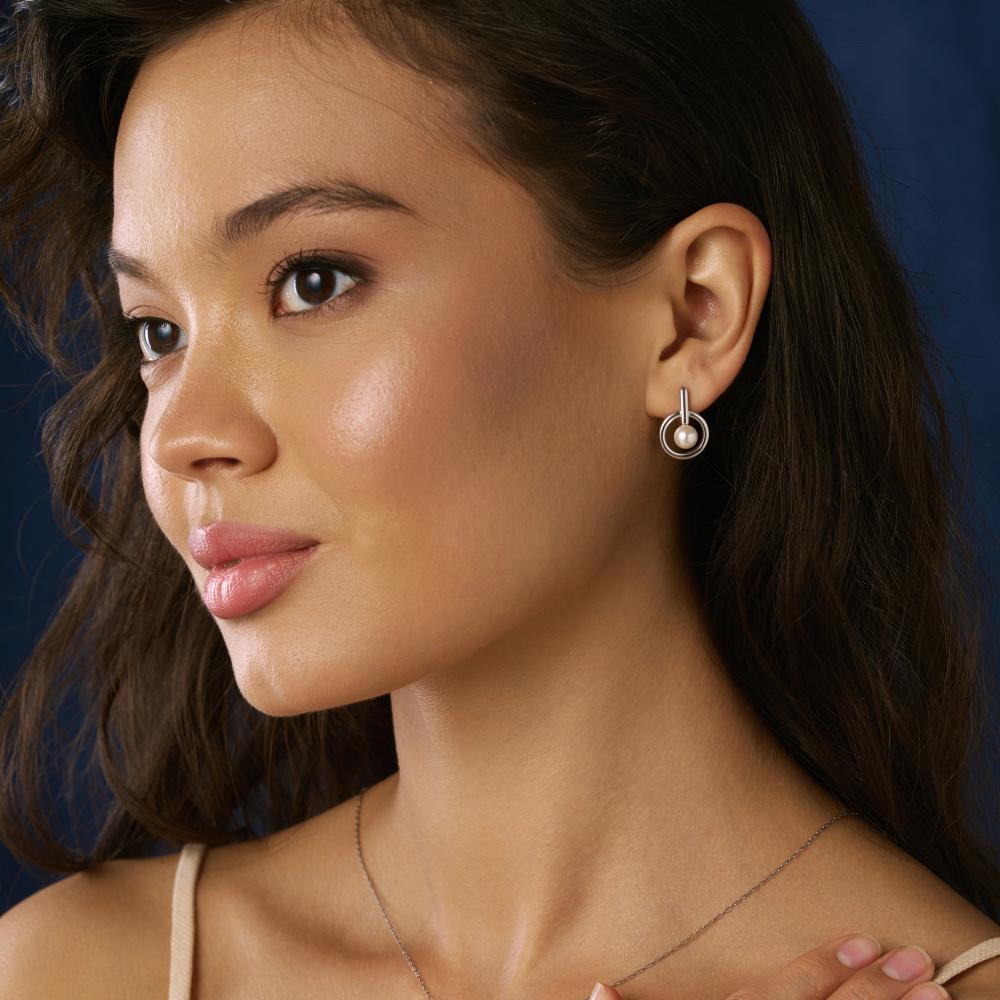 Серебряные серьги Арина 3А1038412-01250-2S