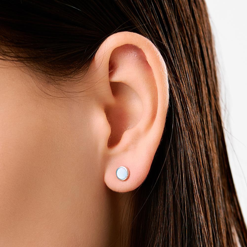 Серебряные серьги гвоздики Eammano thailand ТЭТСД 5310гл