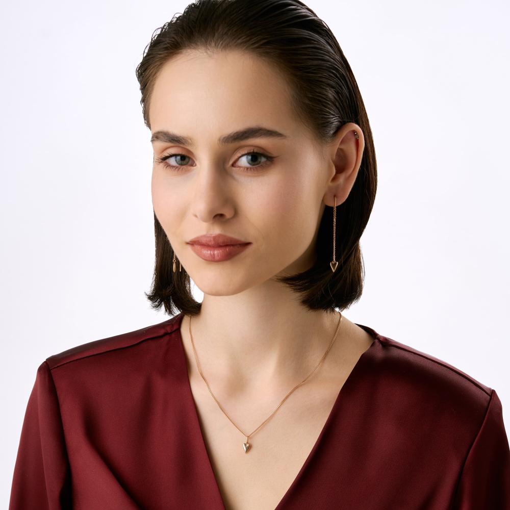 Золотая подвеска Вероника из красного золота 585 пробы 3ВП100-3812