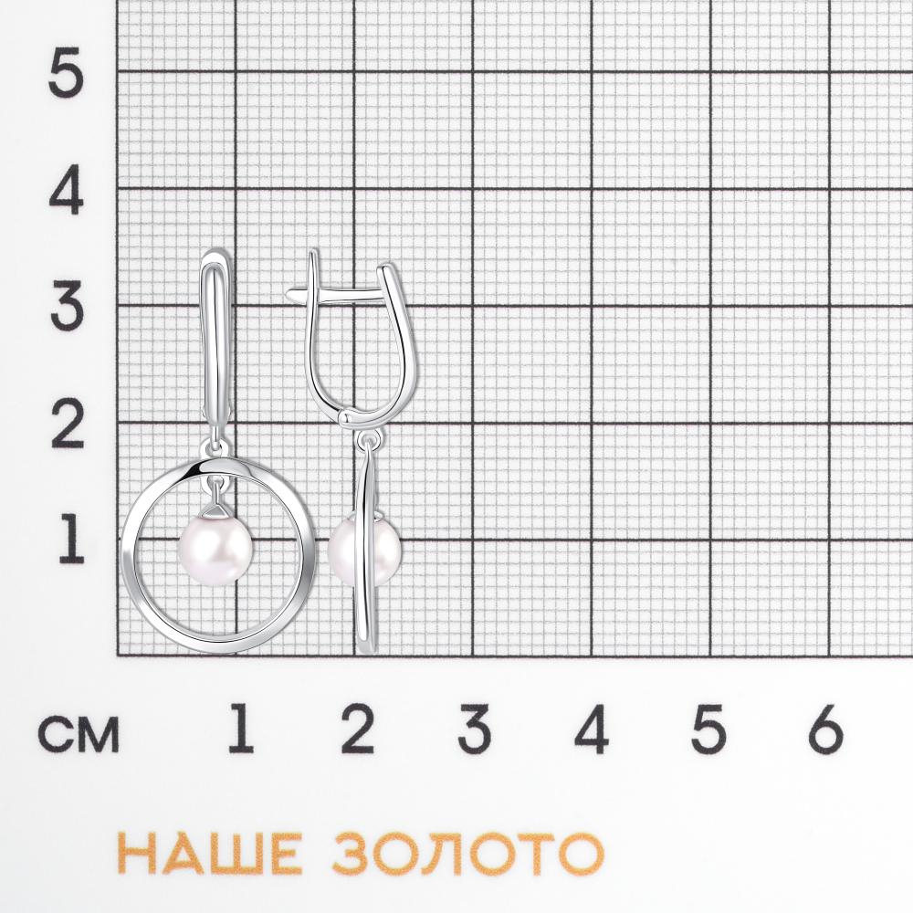 Серебряные серьги подвесные Арина 3А1037192-01250-2S