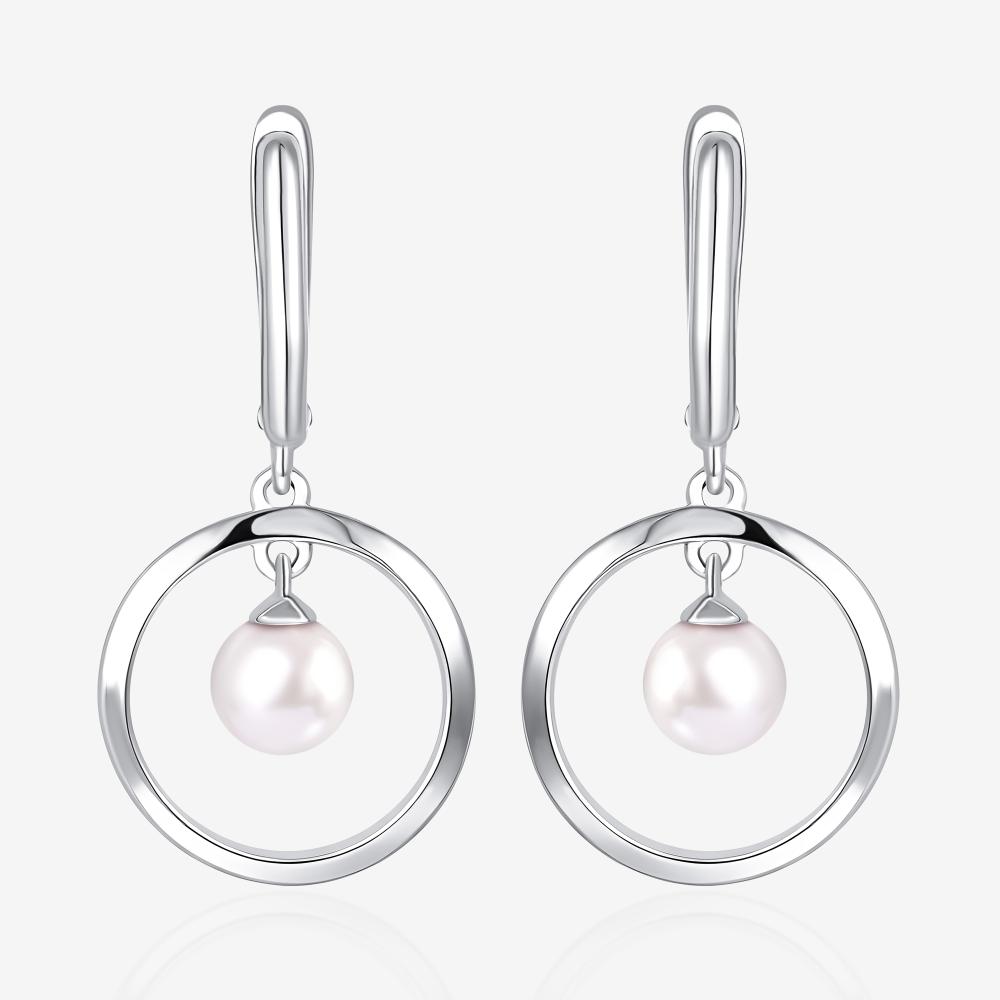 Серебряные серьги подвесные Арина 3А1037192-01250-2S
