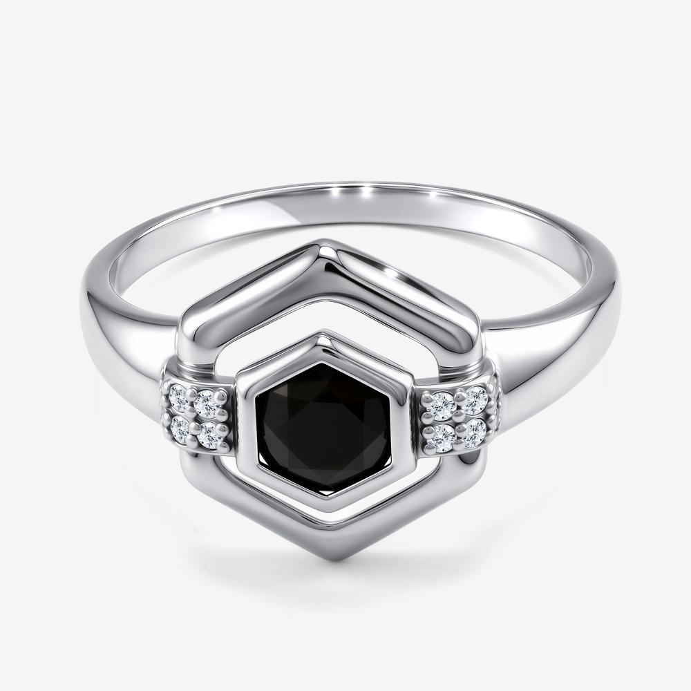 Серебряное кольцо  К2КГ-1-959сп