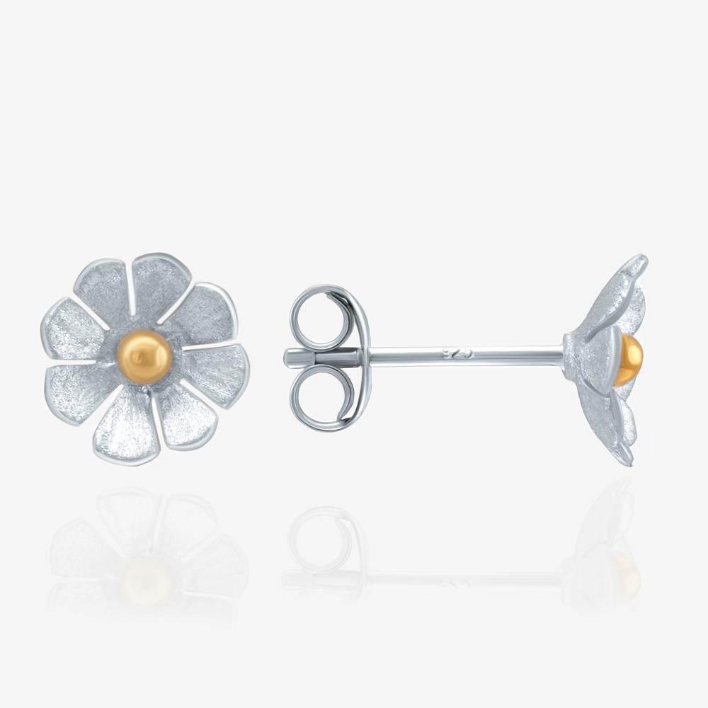 Серебряные серьги гвоздики Karen silver design УТЕС1366МРДУ1
