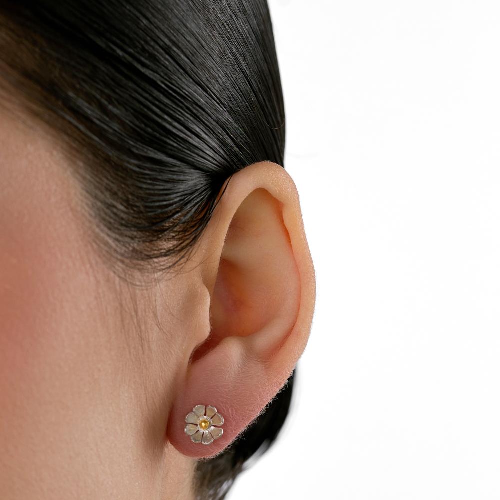 Серебряные серьги гвоздики Karen silver design УТЕС1366МРДУ1