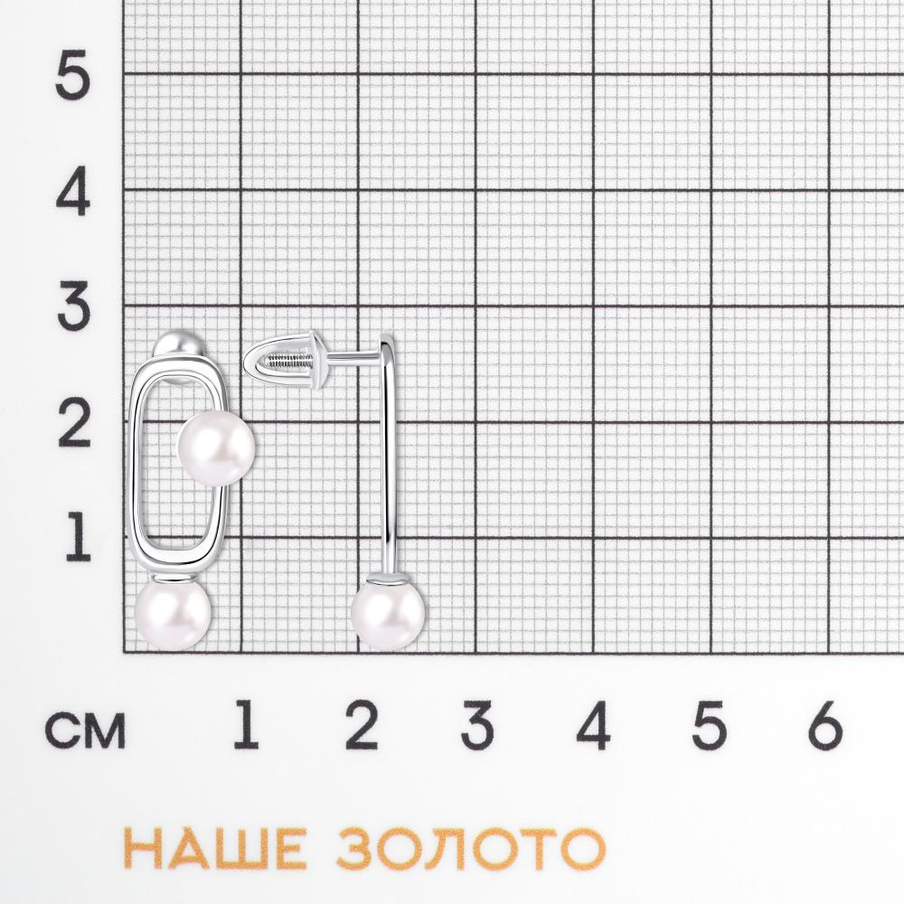 Серебряные серьги гвоздики Арина 3А1053332-01250-2S
