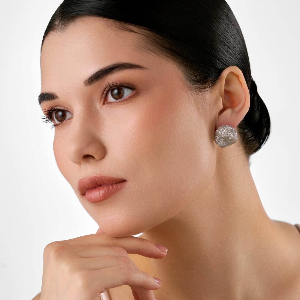 Серебряные серьги гвоздики Karen silver design УТЕС2313МРД