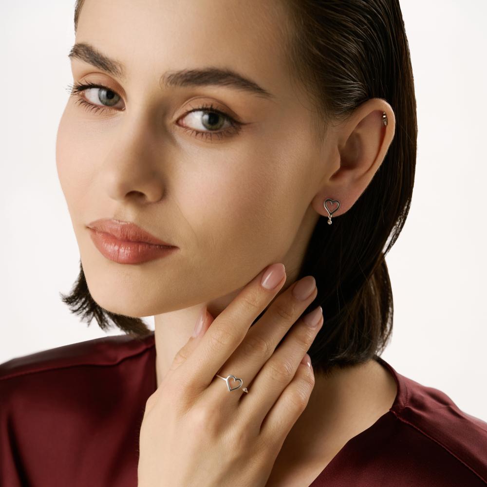 Серебряное кольцо Candidus silver co КЬКС-РС-3Ф458-06